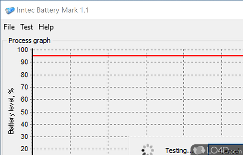 Piece of software designed to make it as convenient as possible for you to put laptop's batter through its paces - Screenshot of Imtec Battery Mark