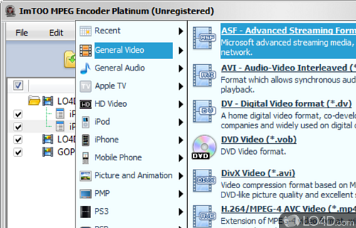 ImTOO MPEG Encoder Platinum screenshot