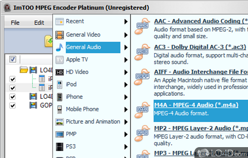 ImTOO MPEG Encoder Platinum screenshot