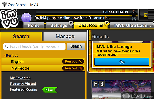 Imvu - Screenshot of IMVU Desktop
