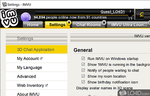 Quirky emotes and poses - Screenshot of IMVU Desktop