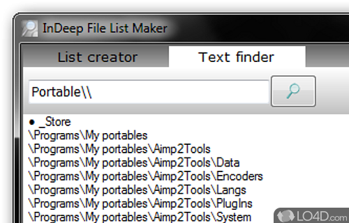 InDeep File List Maker Screenshot
