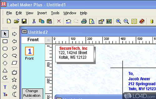 Screenshot of Label Maker Pro - User interface