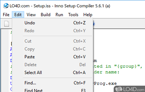 Inno Setup Compiler Screenshot