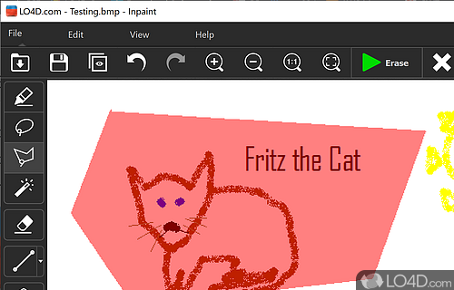 Remove objects from images and other useful editing actions - Screenshot of Inpaint