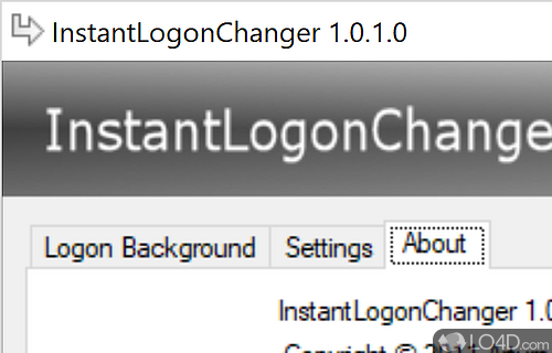 InstantLogonChanger Screenshot