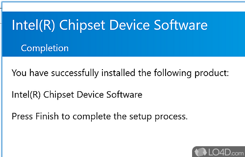 Intel - Screenshot of Intel Chipset Device Software