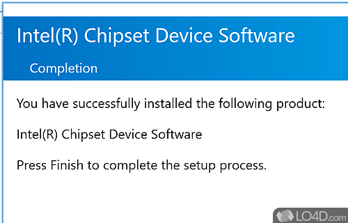 Intel Chipset Device Software screenshot