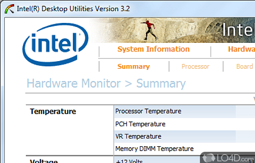 Intel Desktop Utilities Screenshot