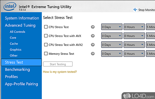 Overclock Intel® Extreme Tuning Utility (Intel® XTU)