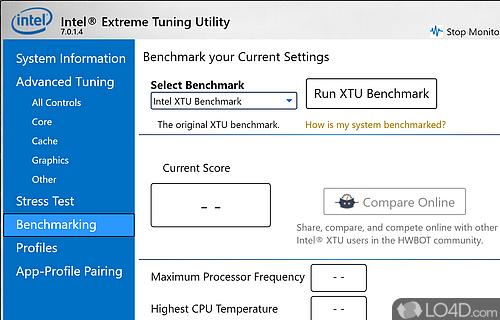 Overclock Intel® Extreme Tuning Utility (Intel® XTU)