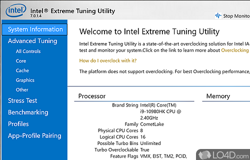 Intel Extreme Tuning Utility 7.12.0.29 instal the new version for android