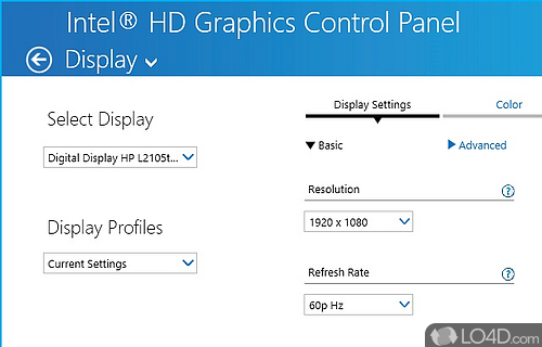 Intel Graphics Media Accelerator Driver Screenshot