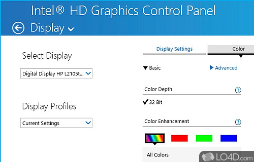 Intel Graphics Media Accelerator Driver Screenshot