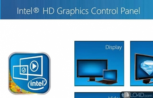 Screenshot of Intel HD Graphics Driver - Manage the graphic card