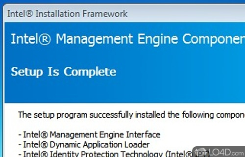 intel management engine firmware