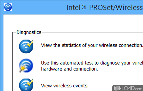 Additional Details - Screenshot of Intel PROSet/Wireless WiFi Software