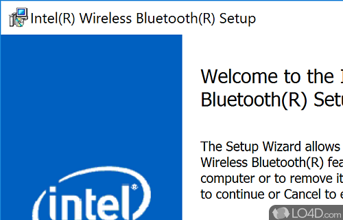 Enable the internet - Screenshot of Intel Wireless Bluetooth