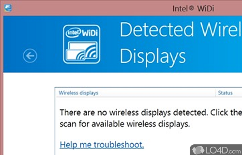 Screenshot of Intel Wireless Display - Share laptop content with a wireless connection on TV