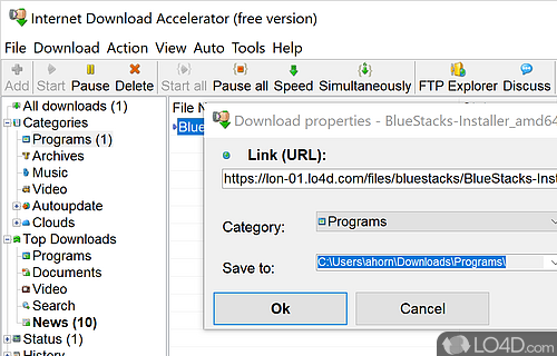 Schedule processes for increased efficiency - Screenshot of Internet Download Accelerator