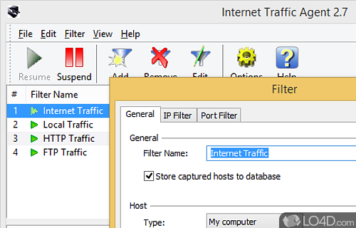 Internet Traffic Agent Screenshot