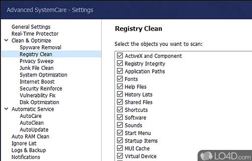 More than 25 utilities to optimize your PC - Screenshot of Advanced SystemCare