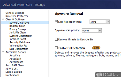 All-in-one solution, recommended for complete care - Screenshot of Advanced SystemCare