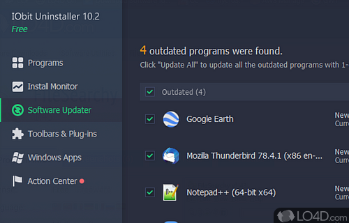 Frequently install and uninstall - Screenshot of IObit Uninstaller