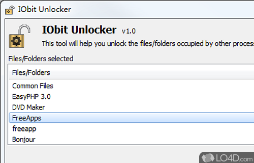 IObit Unlocker Screenshot