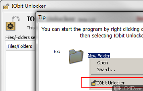 IObit Unlocker Screenshot