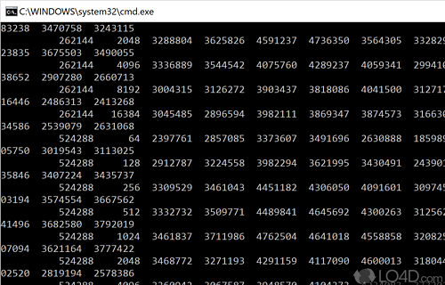 Multiple benchmark capabilities - Screenshot of IOzone