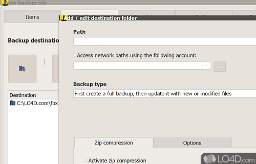 Backup software for PC - Screenshot of Iperius Backup