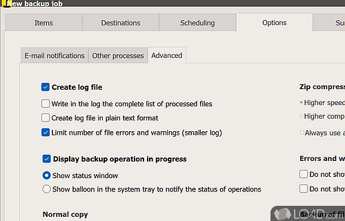 Various devices and sources - Screenshot of Iperius Backup