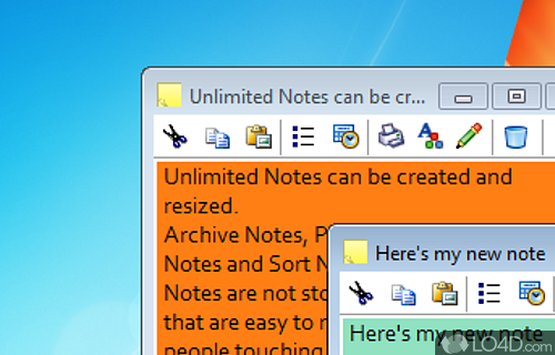 Screenshot of iQ-Notes - Lightweight and easy to use