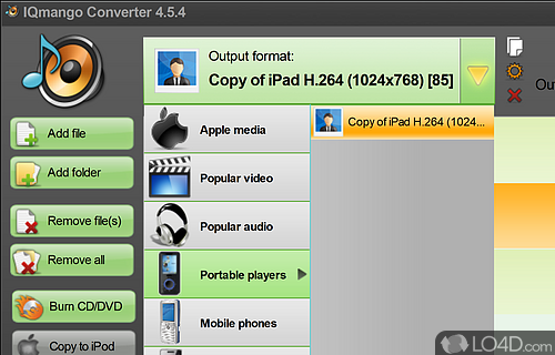 IQmango Audio Converter Screenshot