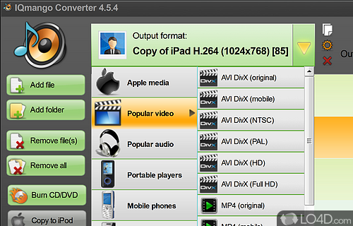 IQmango Audio Converter screenshot