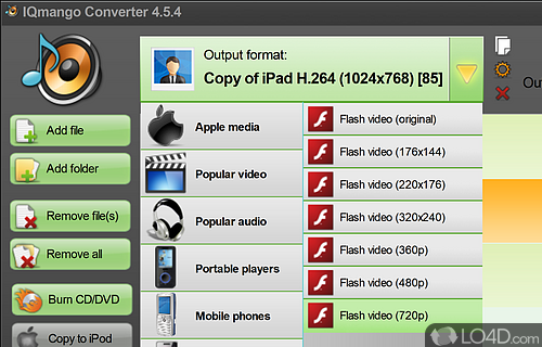 IQmango Audio Converter screenshot