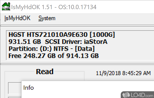 IsMyHdOK 3.93 download