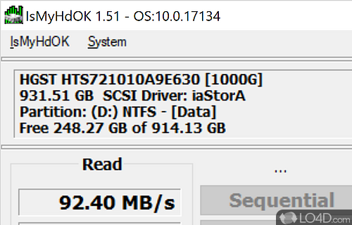 IsMyHdOK 3.93 for windows instal free