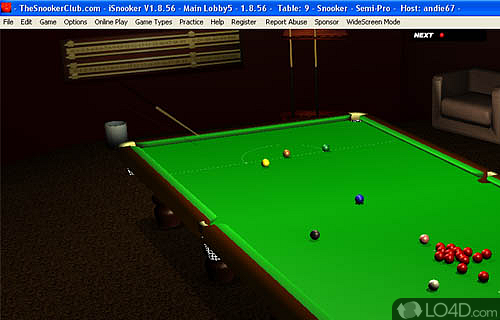 Screenshot of iSnooker - Play snooker against people across the world