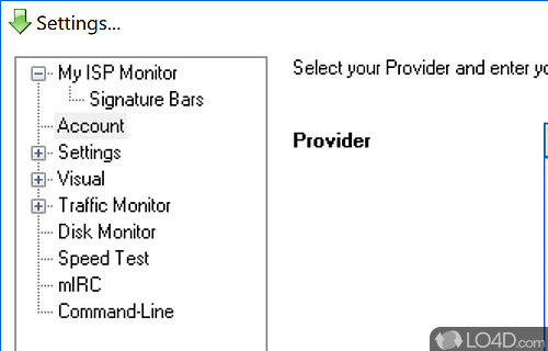 An overall good bandwidth monitoring software application - Screenshot of ISP Monitor