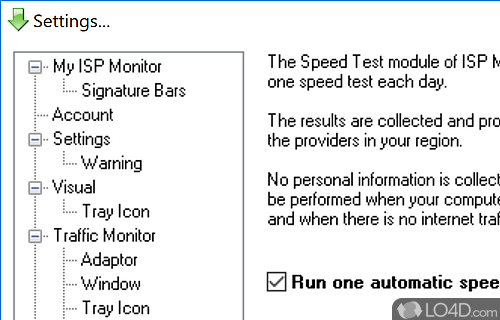 ISP Monitor screenshot