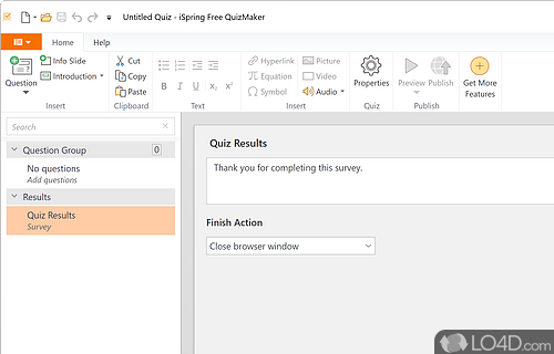 Microsoft Office needs to be installed - Screenshot of iSpring Free