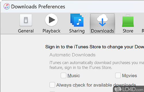 Filter by the genre - Screenshot of iTunes