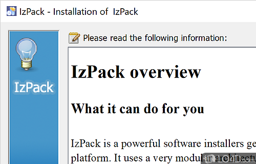 IzPack screenshot