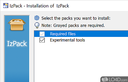 IzPack Screenshot