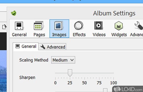 Create photo albums using simple options - Screenshot of jAlbum