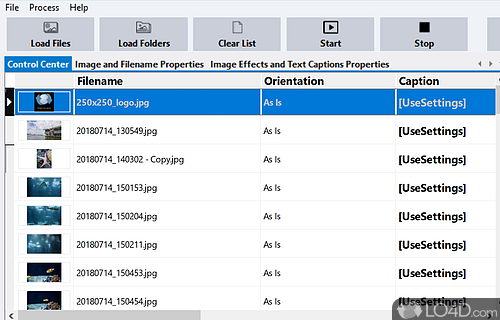 Professional app that allows to edit, resize, watermark - Screenshot of JBatch It!