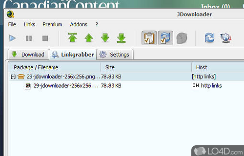Screenshot of JDownloader - Configure settings to suit your needs