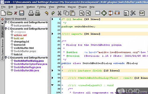 jEdit Screenshot
